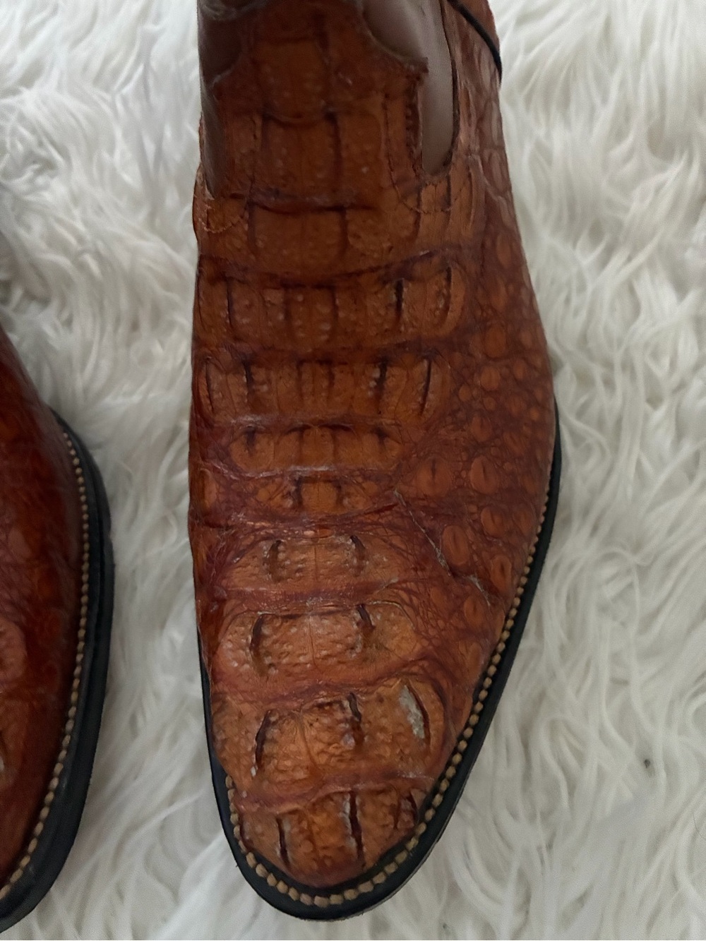 Leather Western BOOTS. Size 10. - Picture 7 of 9
